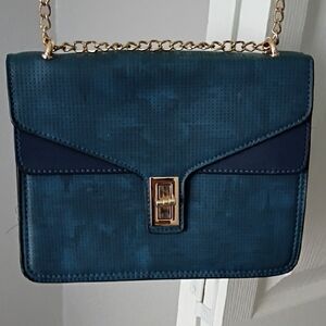 Elegant Blue Handbag